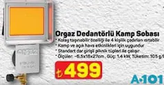 ORGAZ DEDANTÖRLÜ KAMP SOBASI fiyat ve kampanya bilgisi